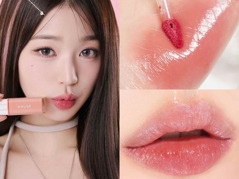 張員瑛手上同款找到了！AMUSE全新「小雛菊水唇釉」，一抹雙唇超嘟嫩、媲美無針玻尿酸！-7