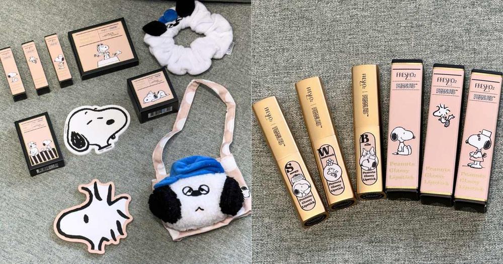 別再搶不到了！FreshO2第二彈SNOOPY聯名彩妝，史努比澎澎氣墊、無花果潤唇膏，可愛到必爆搶購熱潮！-1