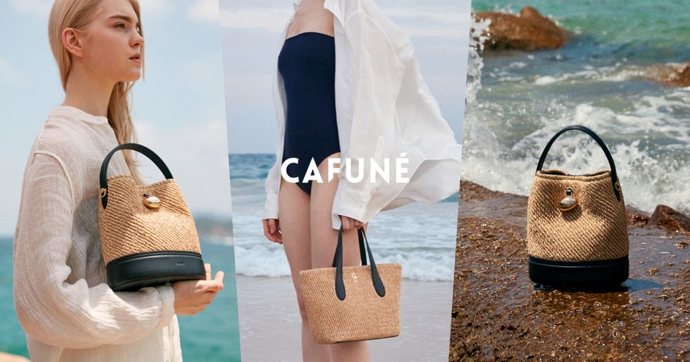 人氣度不輸精品大牌！明星都愛Cafuné質感包包，帆布、草編系列一整個愛上！-6