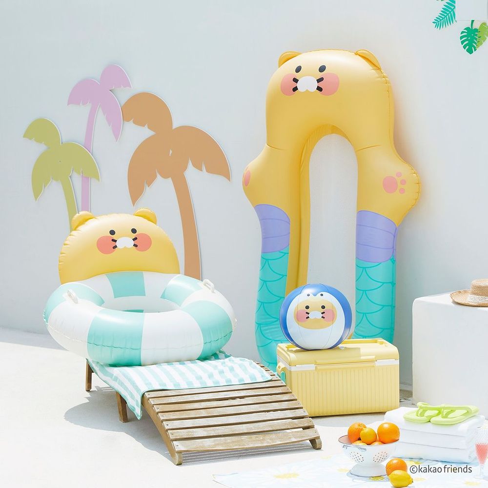 讓萊恩陪你去海邊！Kakao Friends夏季系列開賣！萊恩沙灘排球、春植游泳圈全可愛翻！-4