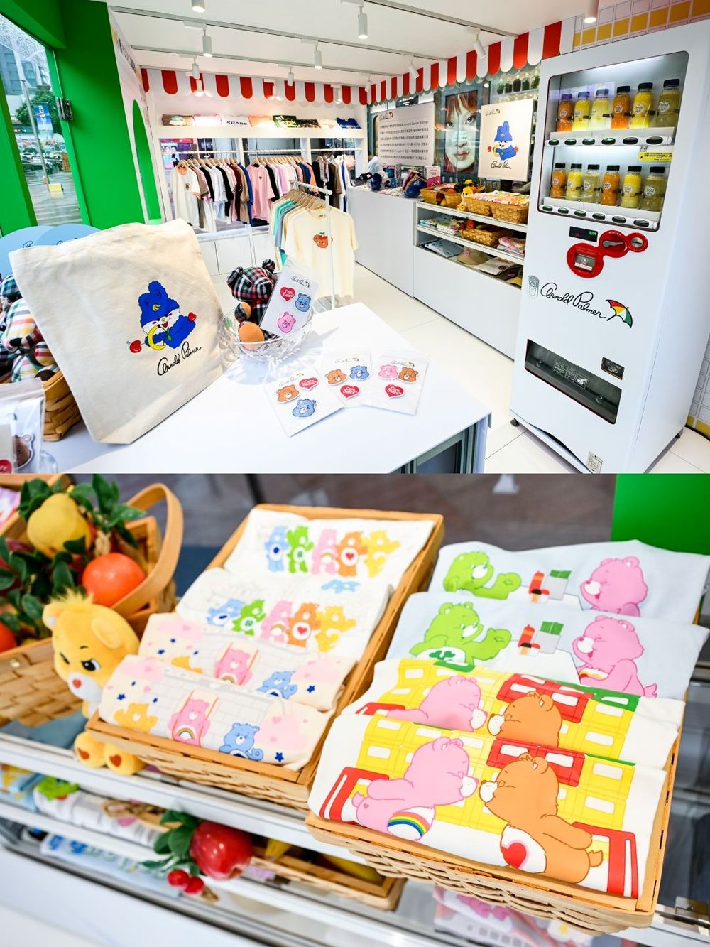 可愛到瘋掉！Arnold Palmer x Care Bears熊寶貝聯名T恤，每款都想包色！-8