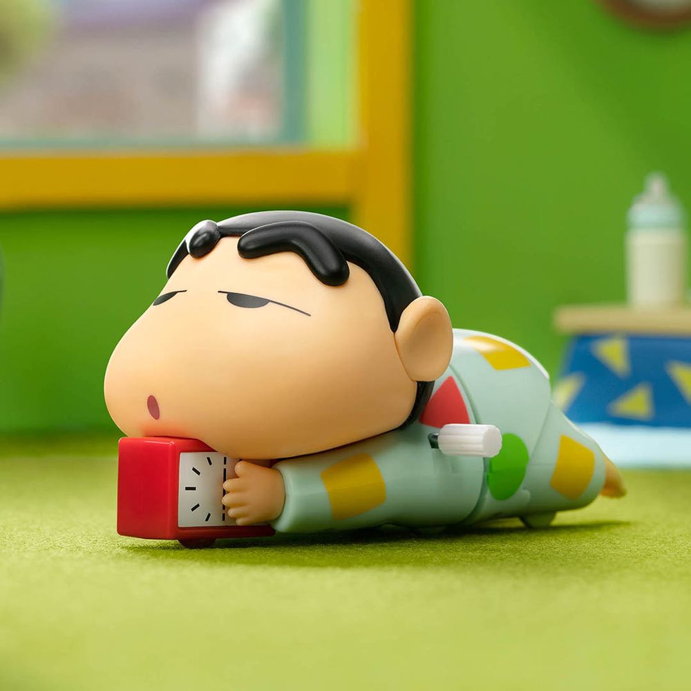 小新粉瘋掉！超可愛「夏日蠟筆小新」發條公仔巷口7-11就有賣！睡衣小新、三輪車小新都好Q！-5