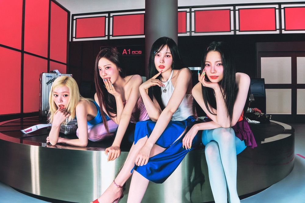 aespa攜單曲專輯《Hot Mess》日本出道！宣傳概念照風格網讚：造型比AI還要美！-4
