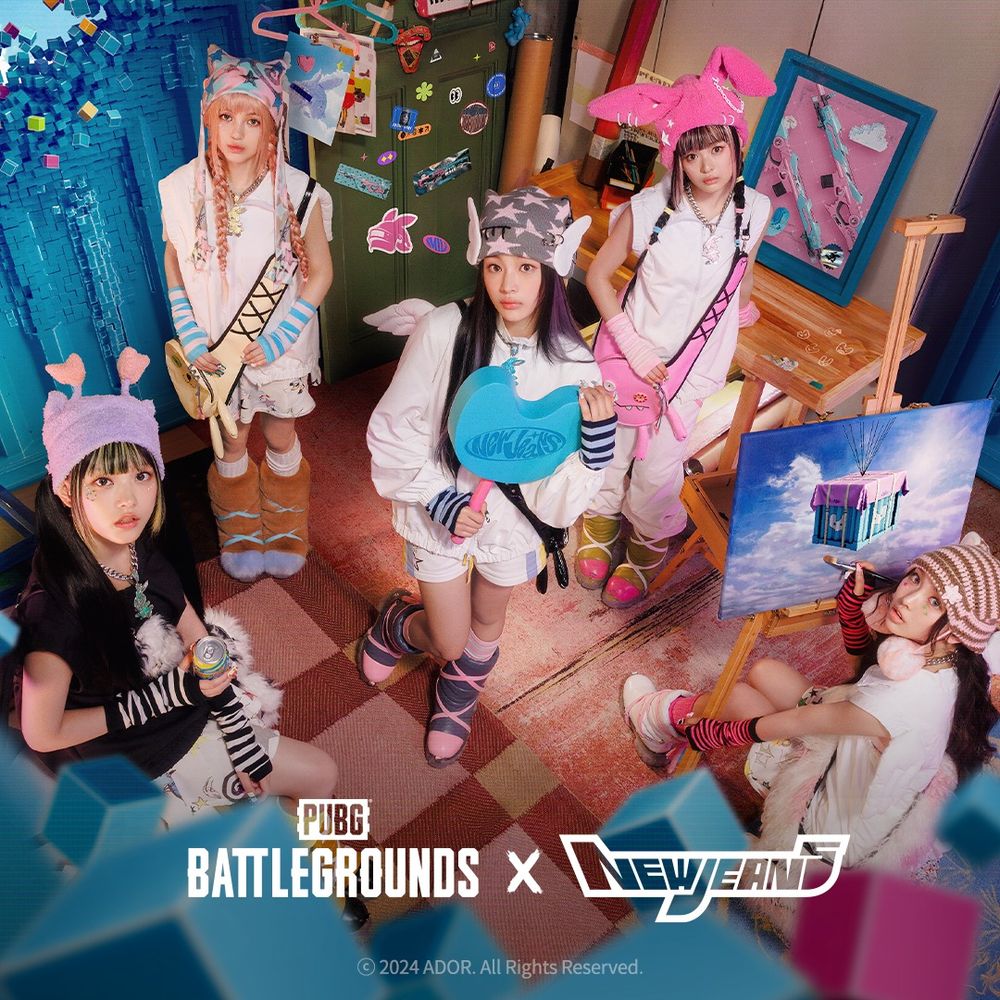 《絕地求生PUBG》x NewJeans全新聯名遊戲道具完整公開！卡車舞台、兔兔空投箱、點唱機...超可愛！-2