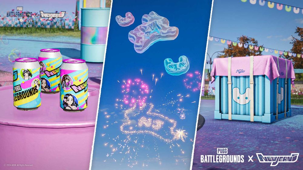 《絕地求生PUBG》x NewJeans全新聯名遊戲道具完整公開！卡車舞台、兔兔空投箱、點唱機...超可愛！-7