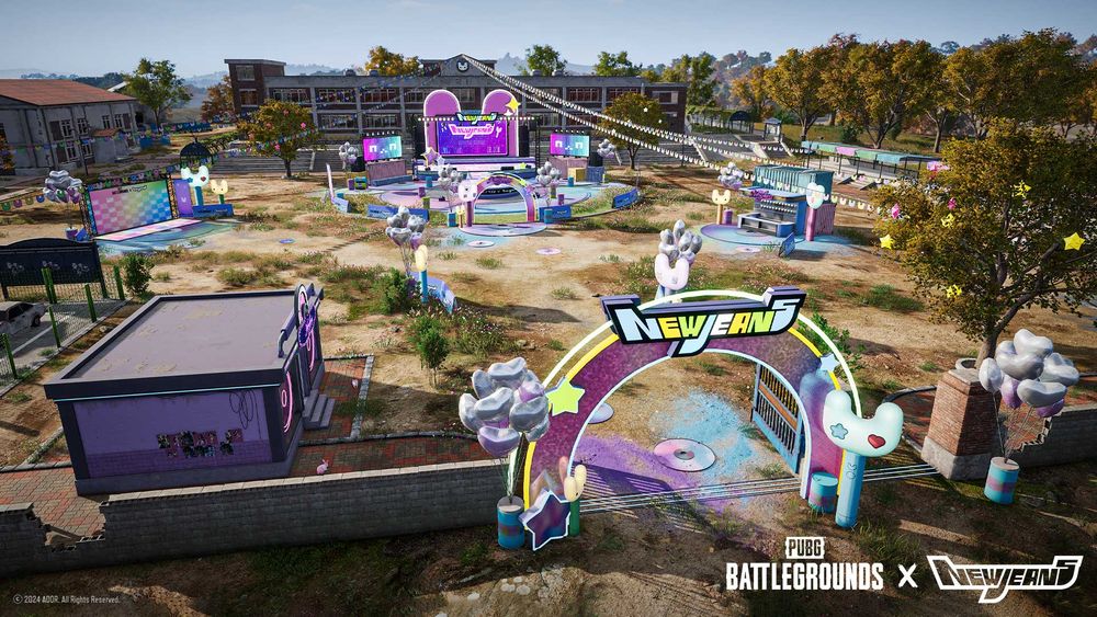 《絕地求生PUBG》x NewJeans全新聯名遊戲道具完整公開！卡車舞台、兔兔空投箱、點唱機...超可愛！-10