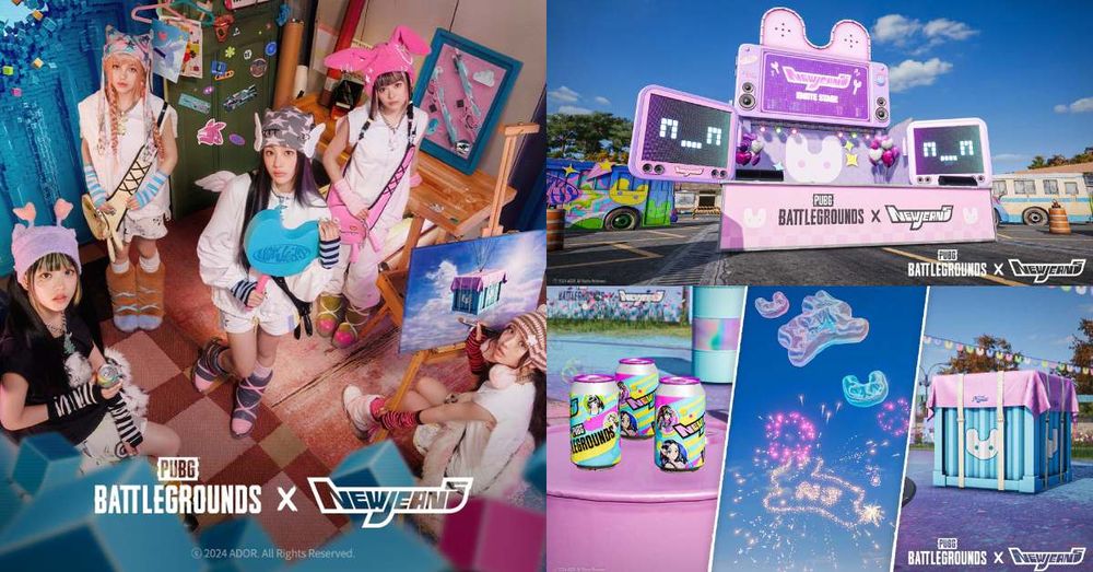 《絕地求生PUBG》x NewJeans全新聯名遊戲道具完整公開！卡車舞台、兔兔空投箱、點唱機...超可愛！-1