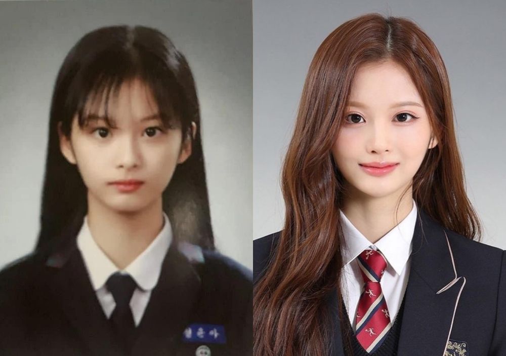 韓網熱議6位女團成員高顏值畢業照！Sullyoon、子瑜校花等級，張員瑛評價超兩極，完全沒有黑歷史的最美高中生是她！-4