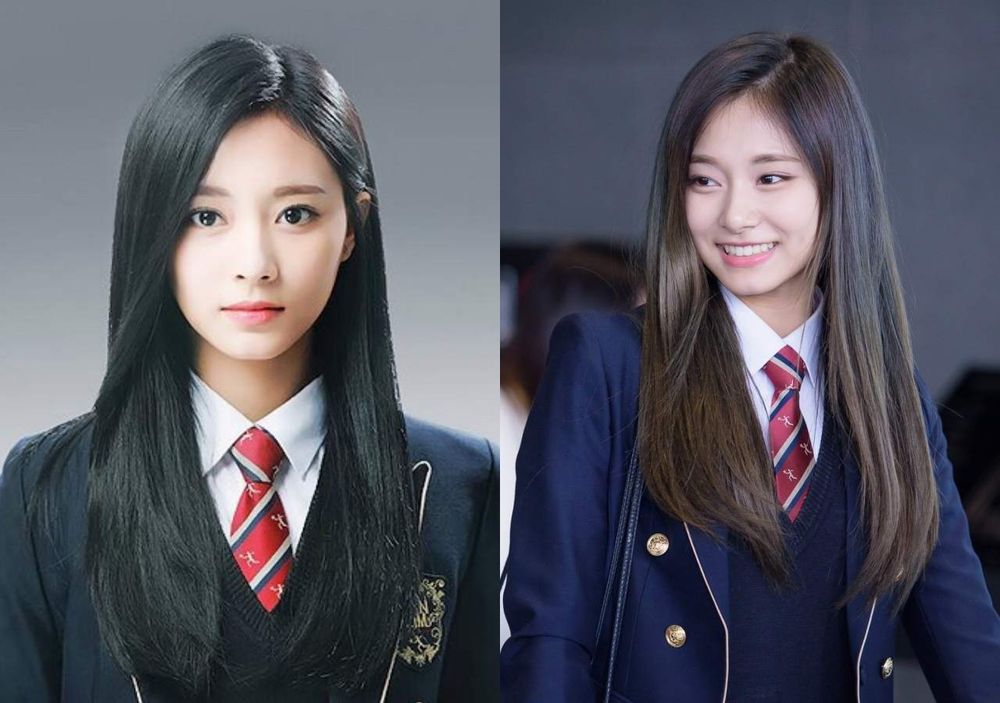 韓網熱議6位女團成員高顏值畢業照！Sullyoon、子瑜校花等級，張員瑛評價超兩極，完全沒有黑歷史的最美高中生是她！-13