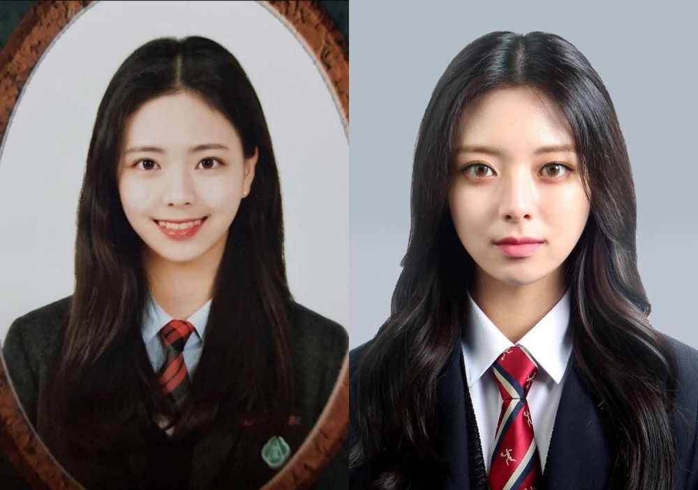 韓網熱議6位女團成員高顏值畢業照！Sullyoon、子瑜校花等級，張員瑛評價超兩極，完全沒有黑歷史的最美高中生是她！-17