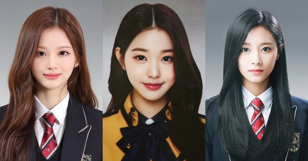 韓網熱議6位女團成員高顏值畢業照！Sullyoon、子瑜校花等級，張員瑛評價超兩極，完全沒有黑歷史的最美高中生是她！-1