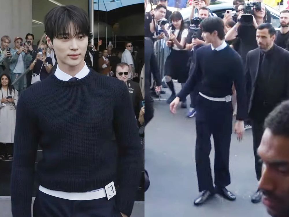 邊佑錫真的趕去米蘭Prada大秀了！死亡角度也帥到不給人活、我老公不愧是模特出身！-3