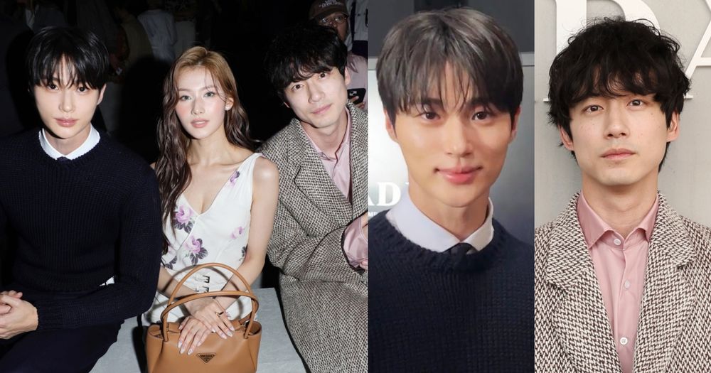 好羨慕Sana！Prada大秀坐「邊佑錫＆坂口健太郎」中間！日韓2大男神世紀同框！-9