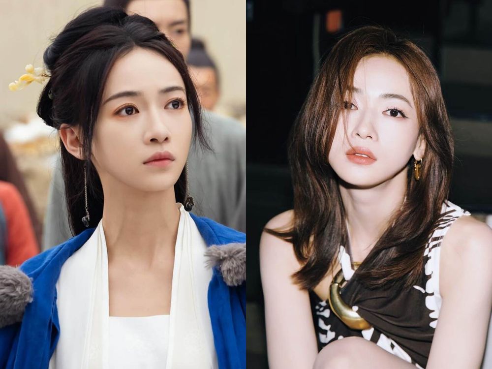陸劇《墨雨雲間》神顏團女星盤點！吳謹言、楊超越古裝扮相唯美破碎，從小美到大15歲童星艾米、美到上熱搜！-4