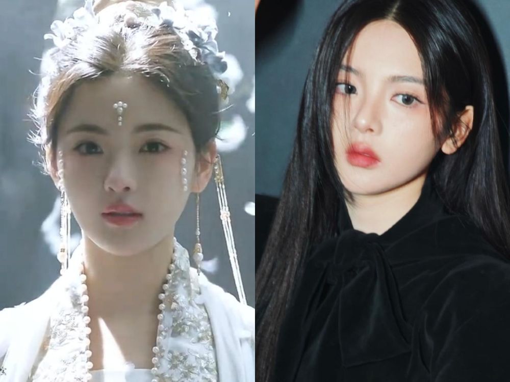 陸劇《墨雨雲間》神顏團女星盤點！吳謹言、楊超越古裝扮相唯美破碎，從小美到大15歲童星艾米、美到上熱搜！-3
