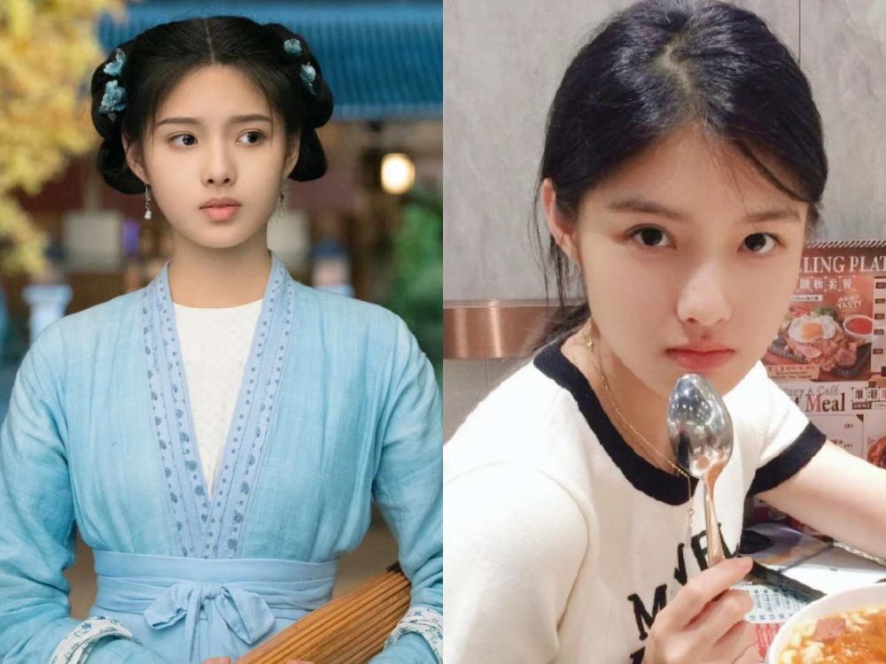 陸劇《墨雨雲間》神顏團女星盤點！吳謹言、楊超越古裝扮相唯美破碎，從小美到大15歲童星艾米、美到上熱搜！-11