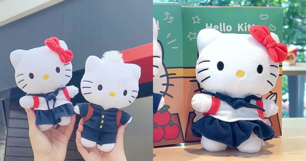 麥當勞Hello Kitty娃娃回來了！麥當勞×三麗鷗聯名玩偶這天強勢回歸、校園制服造型萌翻！-9
