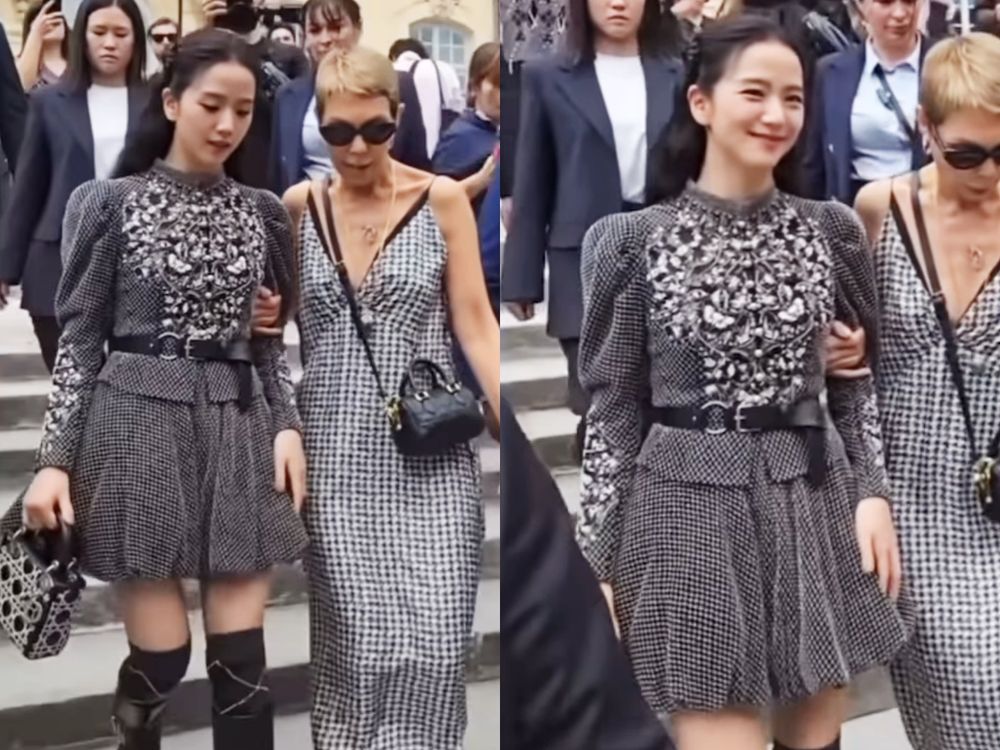 Dior真公主JISOO出巡中！高訂大秀「VVIP頂規待遇曝光」是迪奧親閨女無誤！-4