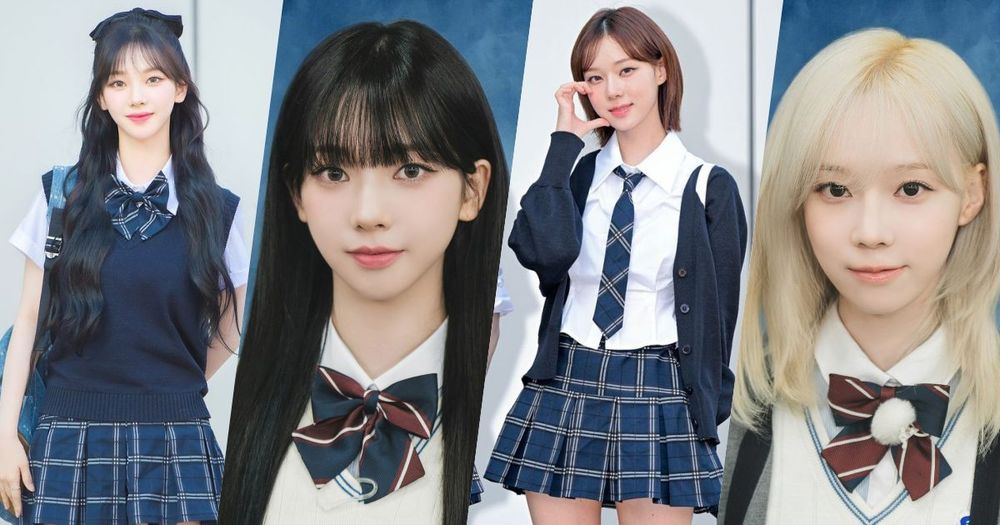 aespa曬畢業照？！Karina、Winter穿制服誇張美，網友：好希望是我同學喔！-11