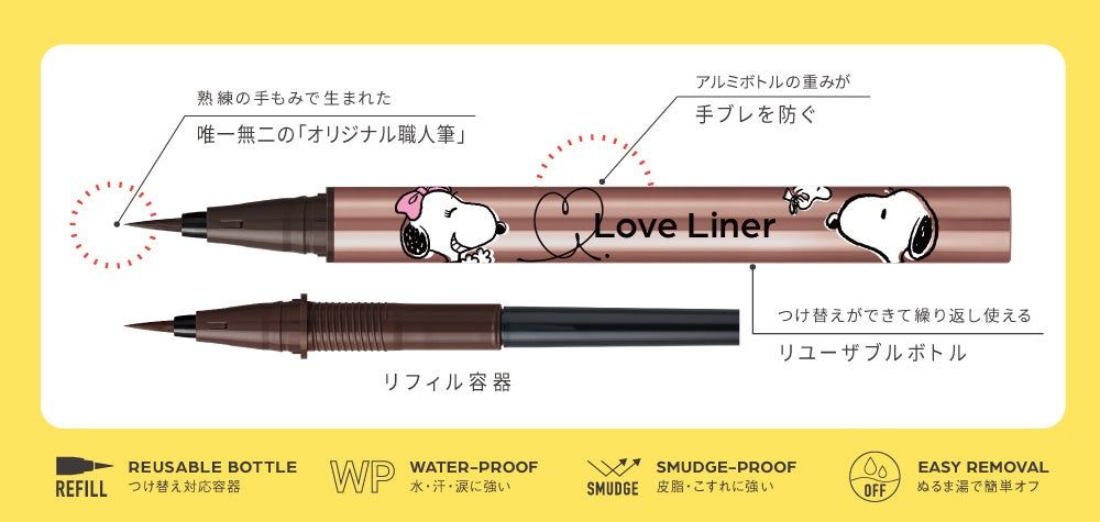 LOVELINER X 史努比聯名眼線液！史上首次筆桿彩色打印，把SNOOPY生動可愛模樣、完整刻畫下來！-7