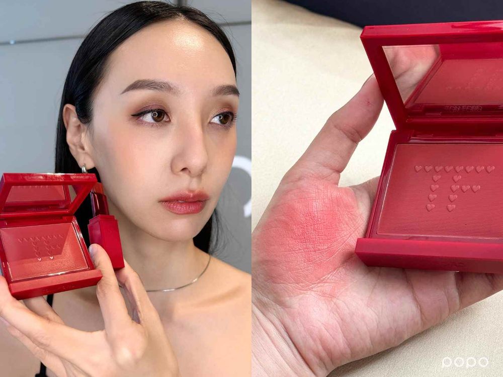 2024情人節禮物首選！TOM FORD絕美炙紅彩妝，慵懶裸蜜桃頰彩、TF愛心壓印，一抹打造微醺好氣色！-11