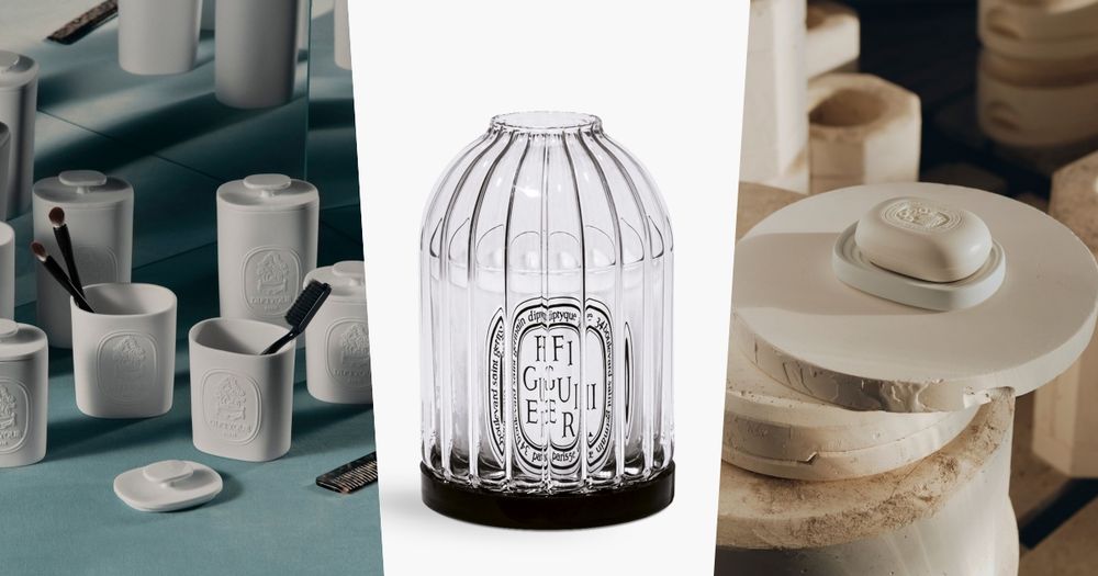 Diptyque全新家飾系列上市！玻璃燭罩讓蠟燭光，像室內設計的一環、連火柴收納都美出新高！-7