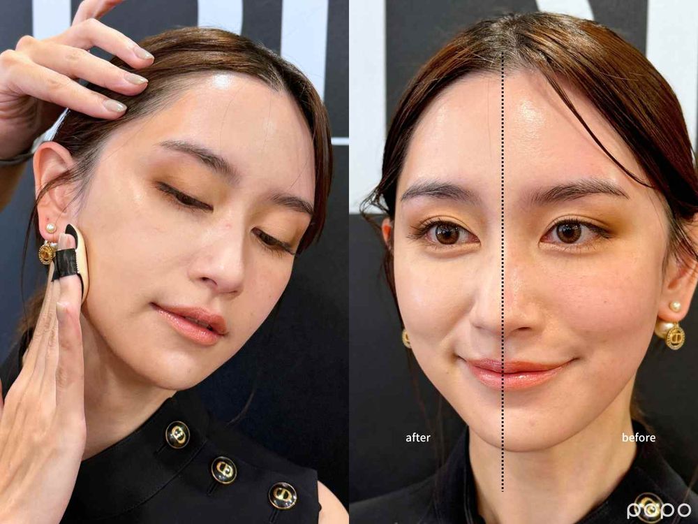 JISOO少女粉頰秘密！DIOR雙色高級光感腮紅＋立體小臉粉底棒，未上市先使用、看秀同款彩妝在這！-2