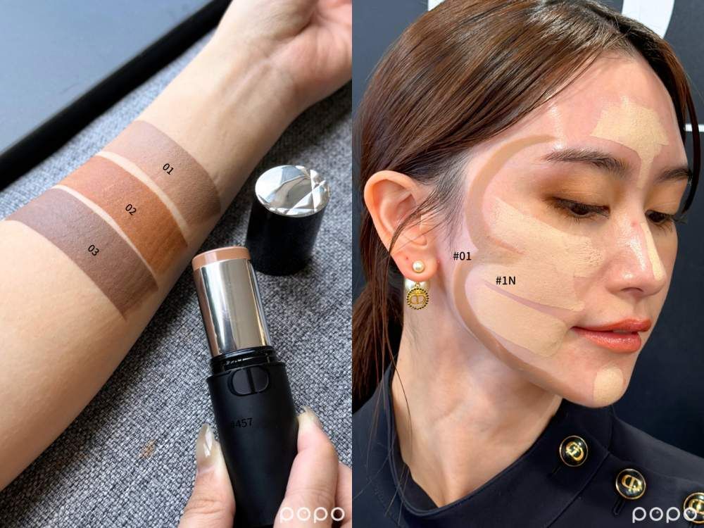 JISOO少女粉頰秘密！DIOR雙色高級光感腮紅＋立體小臉粉底棒，未上市先使用、看秀同款彩妝在這！-13