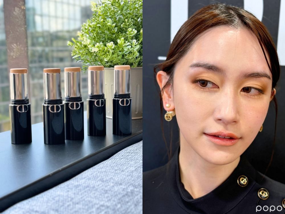 JISOO少女粉頰秘密！DIOR雙色高級光感腮紅＋立體小臉粉底棒，未上市先使用、看秀同款彩妝在這！-12