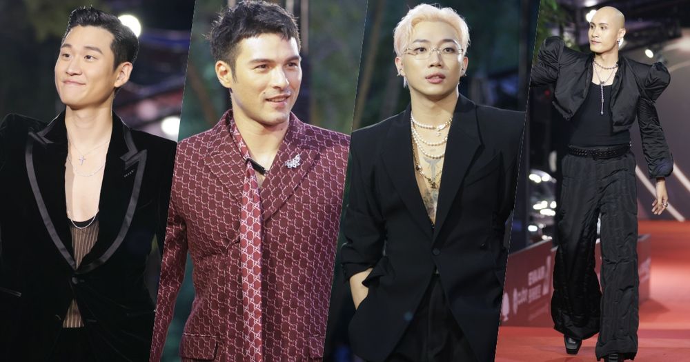 【金曲35】紅毯男神出爐！周興哲、ØZI深V大露胸肌，鳳小岳GUCCI套裝帥翻全場！-19