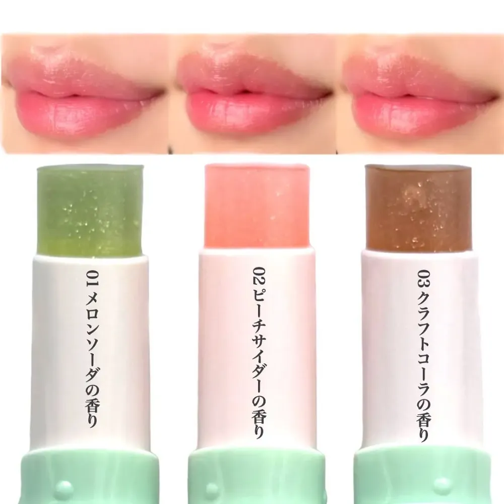 日本妹瘋復古美妝！純喫茶「漂浮汽水」復刻潤唇膏，哈密瓜、水蜜桃、精緻可樂口味，超清涼又懷舊！-2