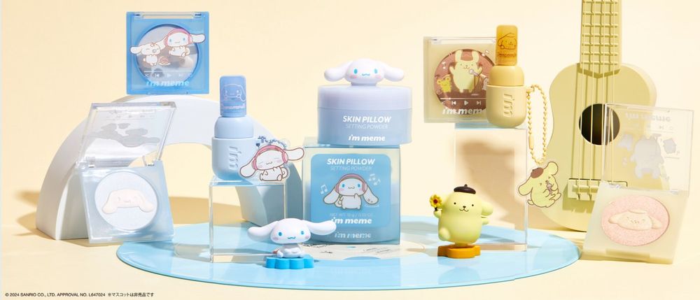 日妞搶翻I’M MEME三麗鷗聯名彩妝！「大耳狗公仔蜜粉」台灣也能買得到，可愛爆擊、必收藏！-4