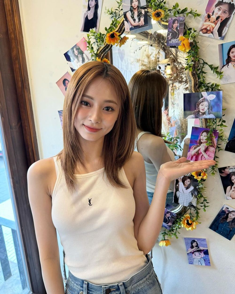 大熱天救星！夏天『白色小背心』穿搭範本！子瑜、金智媛一秒穿出好身材的秘密找到了！-3