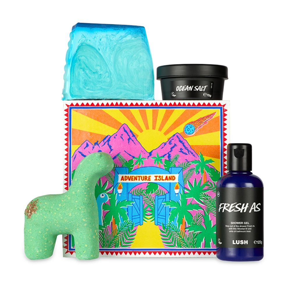 童趣十足汽泡彈！LUSH父親節限定系列，玫瑰薰衣草恐龍、木質果香太空人，超復古收音機鐵盒必收藏！-11