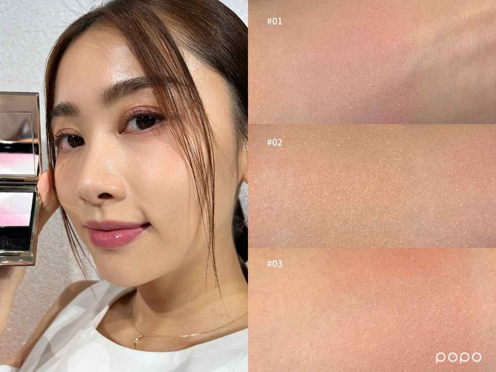 消毛孔高級珠光腮紅！SUQQU漸層腮紅全新升級，零油感粉質、顯白紅潤色選，這色號已被搶爆了！-4