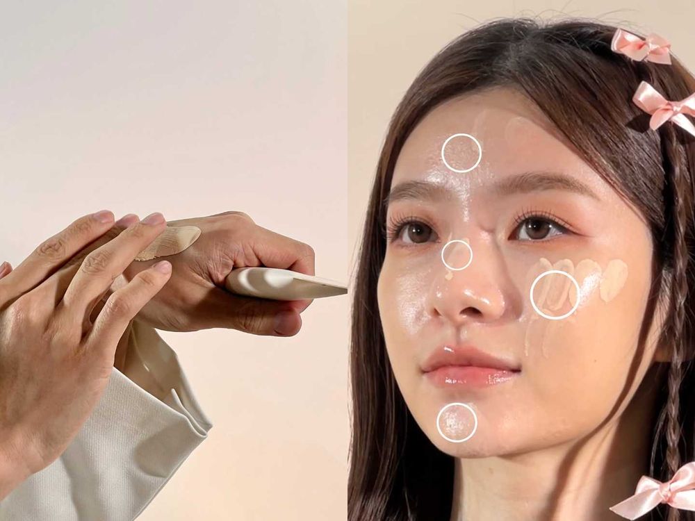 明星彩妝師親授！2024下半年底妝趨勢，三重點打造「無粉底裸光妝」，只用飾底乳就能做到！-4