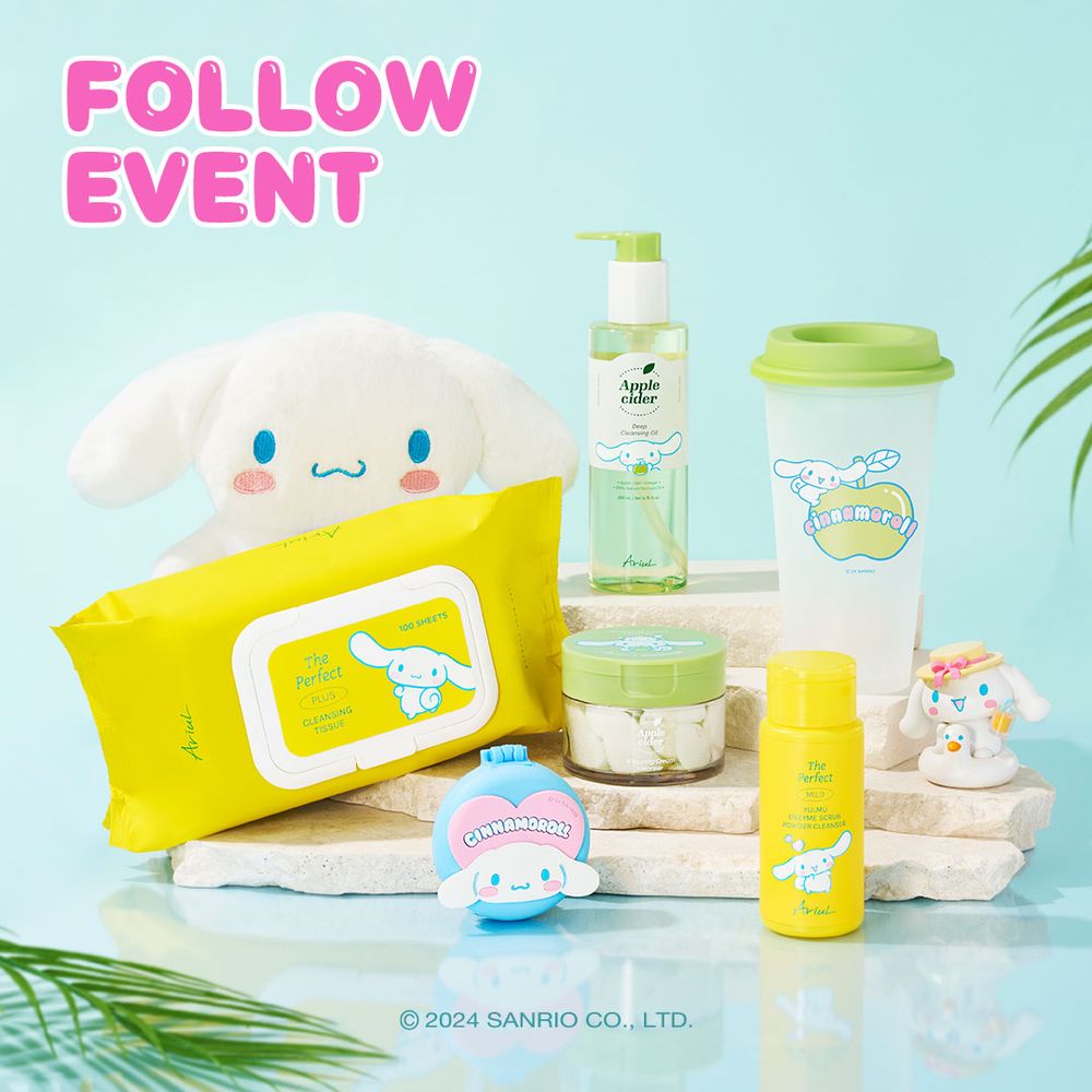 三麗鷗聯名美妝盤點！Hello Kitty降溫凝凍、酷洛米蓬鬆洗髮精...，買防曬送立體大耳狗化妝包！-12