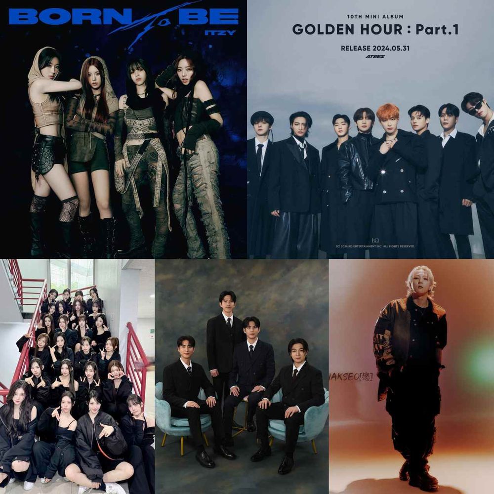 2024上半年十大最佳KPOP專輯公布！JYP娛樂三團上榜，虛擬男團PLAVE飆升第4名，IU僅排第二！-2