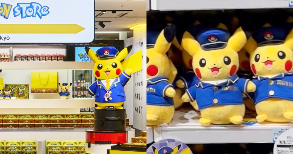 東京車站「寶可夢商店」重新開幕啦！萌炸列車長皮卡丘玩偶、限定葉子餅乾禮盒必買！-9