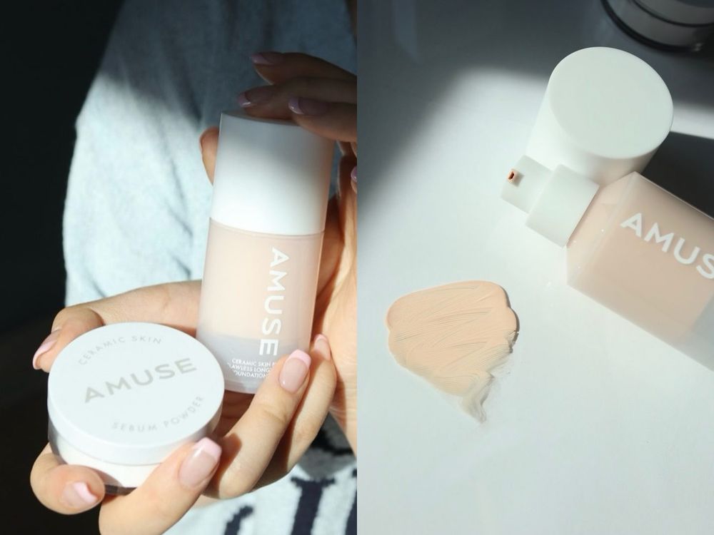 張員瑛亮膚粉底找到了！AMUSE「陶瓷柔霧粉底液」新登場，持妝養膚、美白撫紋，打造最美柔霧透光肌！-6