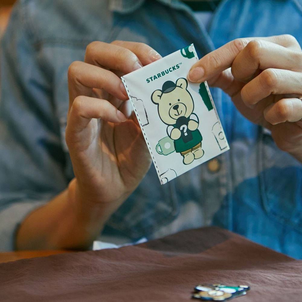 2024星巴克超萌「小熊刺繡布章」免費送！8款造型可愛翻、快看如何獲得！-8