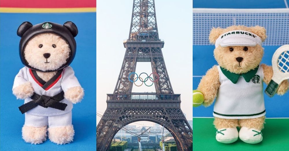 2024巴黎奧運必買周邊！星巴克推超萌運動員小熊吊飾，跆拳道、網球小熊全都可愛炸！-10