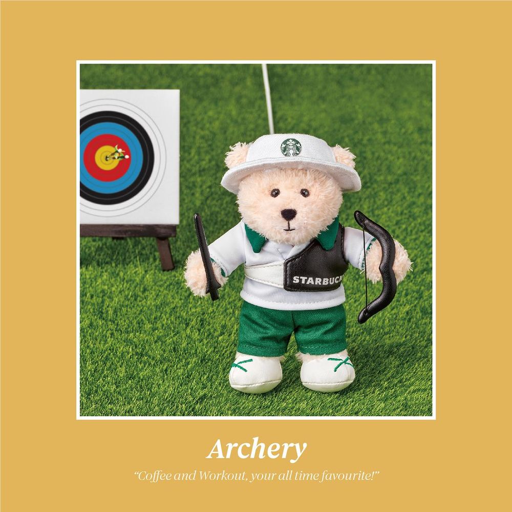 2024巴黎奧運必買周邊！星巴克推超萌運動員小熊吊飾，跆拳道、網球小熊全都可愛炸！-2