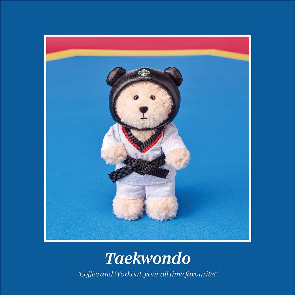 2024巴黎奧運必買周邊！星巴克推超萌運動員小熊吊飾，跆拳道、網球小熊全都可愛炸！-1