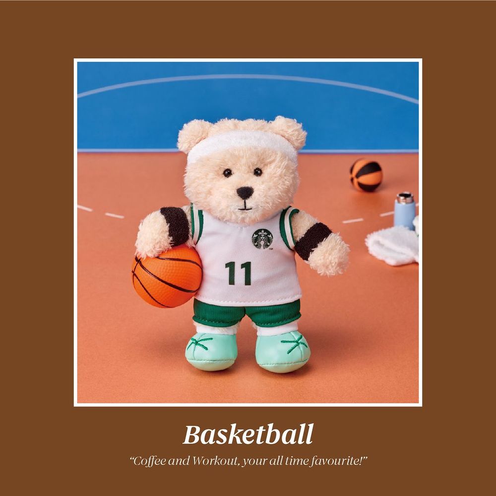 2024巴黎奧運必買周邊！星巴克推超萌運動員小熊吊飾，跆拳道、網球小熊全都可愛炸！-7