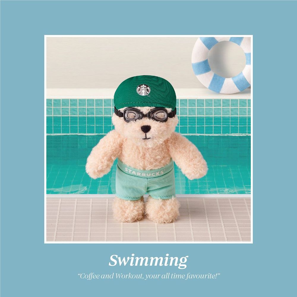 2024巴黎奧運必買周邊！星巴克推超萌運動員小熊吊飾，跆拳道、網球小熊全都可愛炸！-9