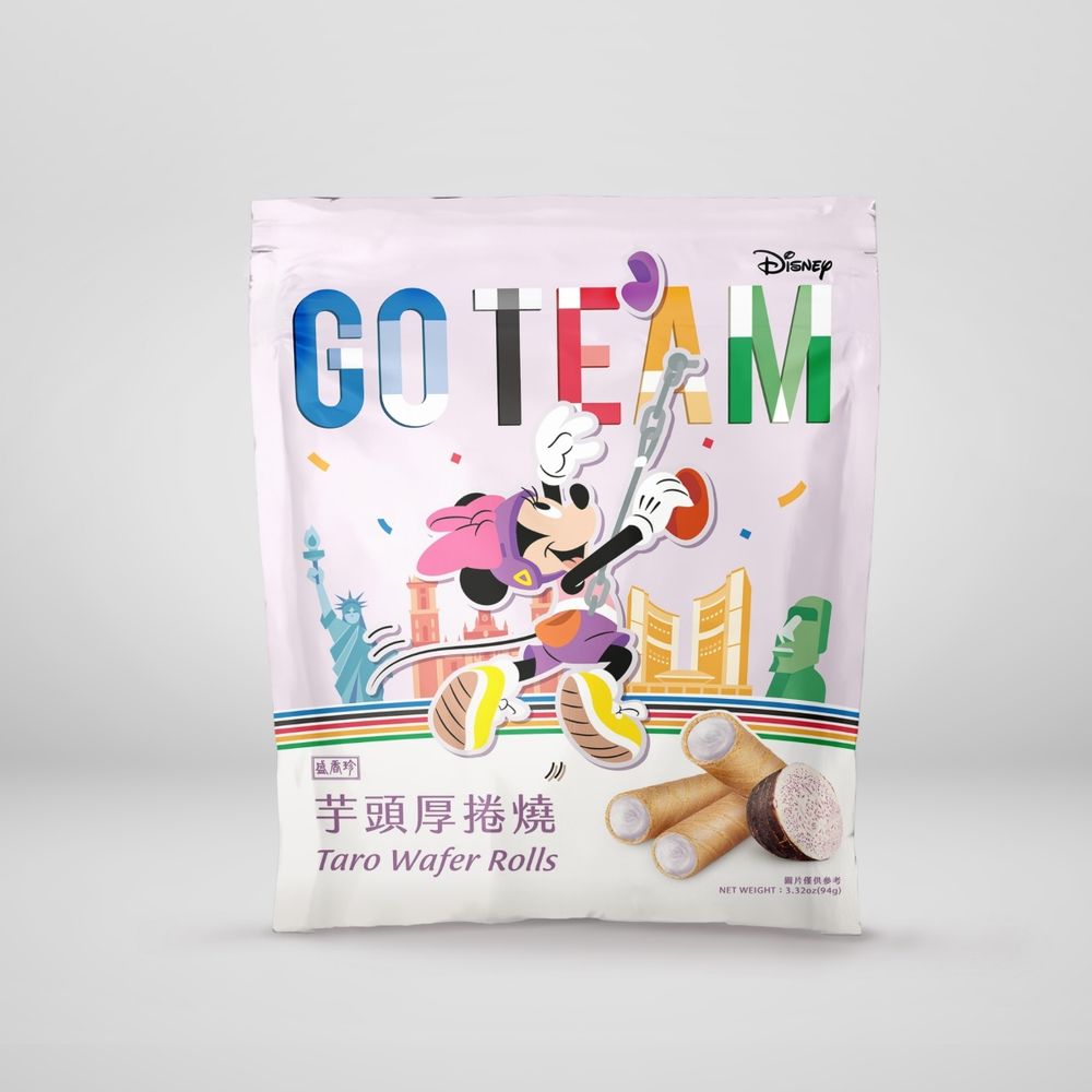 看2024巴黎奧運必備零食！盛香珍將米奇、唐老鴨化身運動員推限定包裝，千層酥、蝴蝶酥都必吃！-1