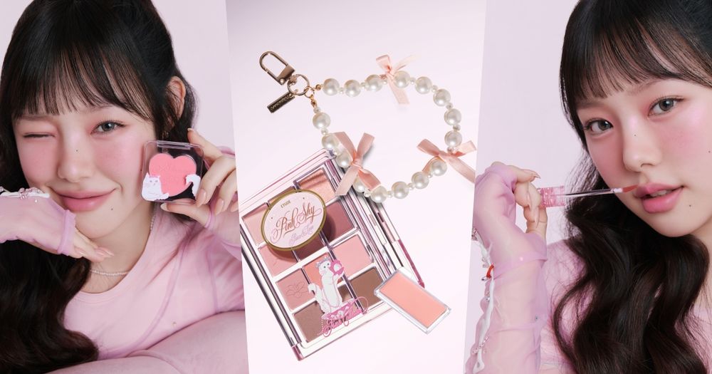 2024最甜酷美妝聯名！ETUDE攜手IU、Jennie愛牌，萌系貓咪唇釉、濾鏡腮紅台灣就買得到！-12