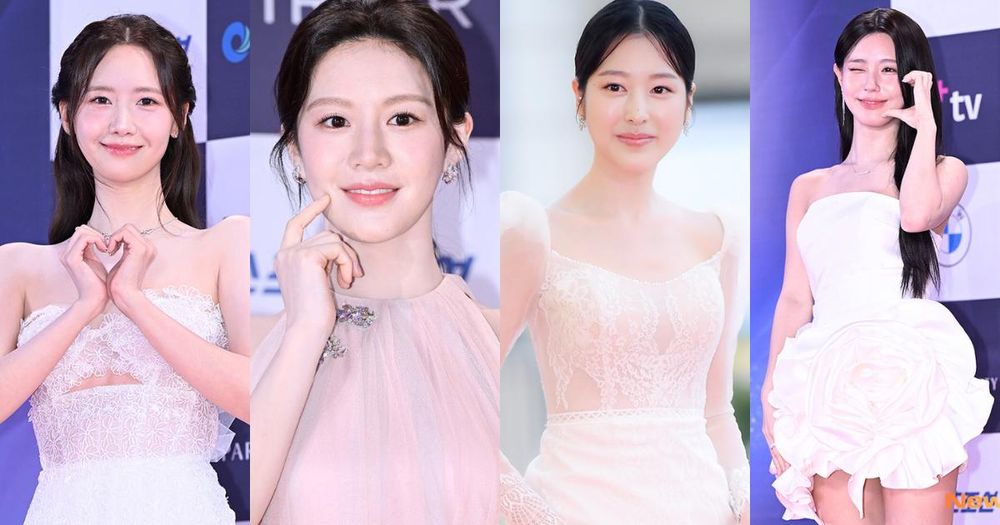 2024青龍系列大獎紅毯女神出爐！韓媒狂讚最美主持人潤娥、朴寶英極致美貌，薇娟花苞短裙現身、大秀美腿！-1