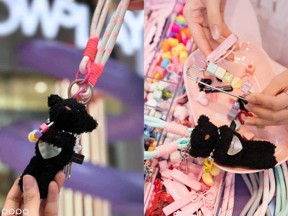 網美必去INS風打卡點！M‧A‧C「QQ 水樂園」巡迴中，巨型抱抱熊Q寶、預約試妝就送手指粉撲，還有DIY熊熊吊飾！-6